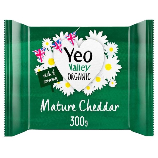 [6857] Yeo Valley Organic Cheddar Cheese - Mature 300g