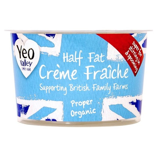 [3952] Yeo Valley Organic Fresh Creams - Creme Fraiche Half Fat 200g