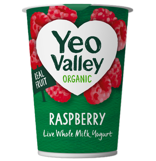 [4317] Yeo Valley Organic Fruit Yoghurt - Raspberry 450g