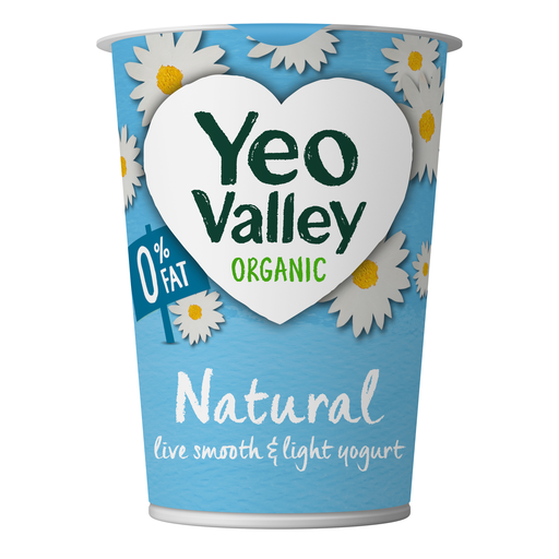 [1529] Yeo Valley Organic Natural Yoghurt - Natural 0% Fat 450g