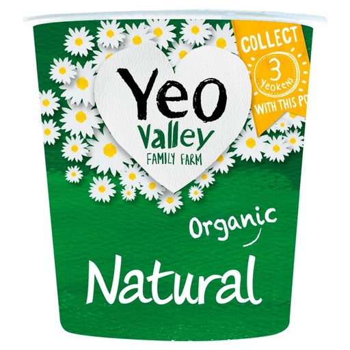 [8323] [PRE ORDER] Yeo Valley Organic Natural Yoghurt - Small Natural 150g
