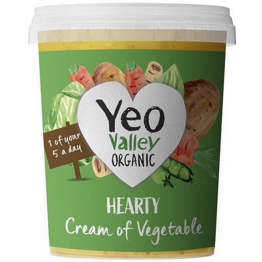[11558] Yeo Valley Organic Soup - Hearty Creamy Vegetable 400g