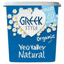 [9023] Yeo Valley Organic Yoghurt - Greek Style Natural 950g