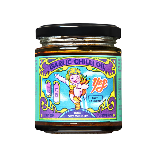 [13790] Yep Kitchen Chilli Oil - Garlic X 6 X 160g