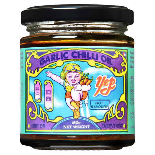 [13790] Yep Kitchen Chilli Oil - Garlic X 6 X 160g