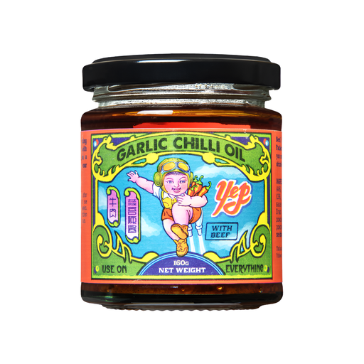[13791] Yep Kitchen Chilli Oil - Garlic with Beef X 6 X 160g