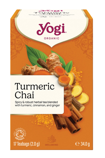 [10097] [20% OFF] Yogi Organic Tea - Turmeric Chai X 6 X 17pc