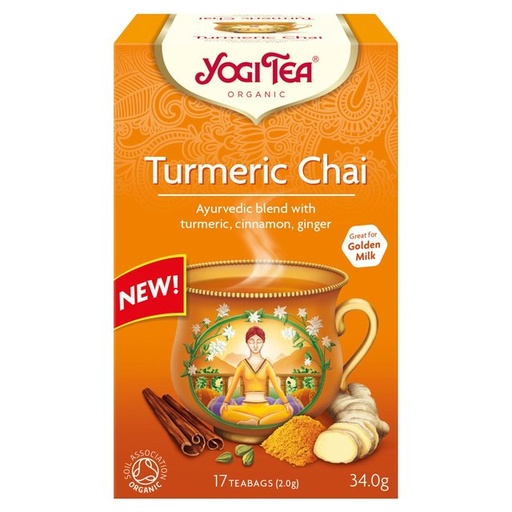 [10097] Yogi Organic Tea - Turmeric Chai X 6 X 17pc