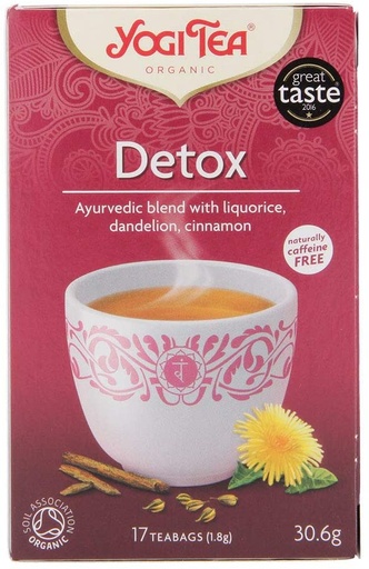 [9153] Yogi Organic Tea - Detox X 6 X 17pc