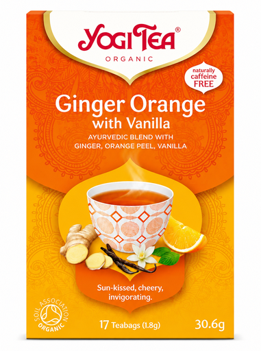 [9156] [20% OFF] Yogi Organic Tea - Ginger, Orange & Vanilla X 6 X 17pc