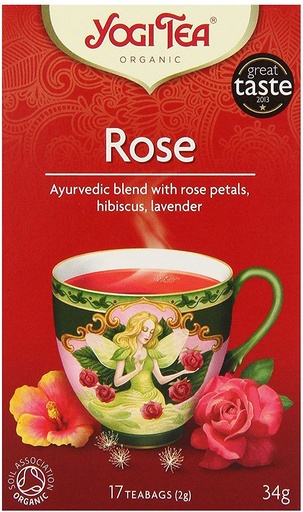 [9163] Yogi Organic Tea - Rose X 6 X 17pc