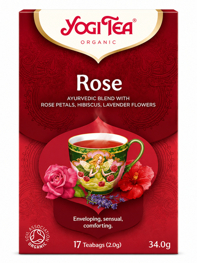 [9163] Yogi Organic Tea - Rose X 6 X 17pc