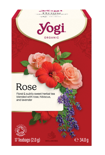 [9163] Yogi Organic Tea - Rose X 6 X 17pc