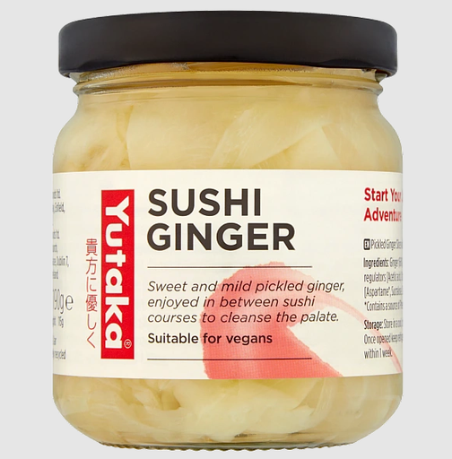 [12234] Yutaka Japanese Condiments - Sushi Ginger X 6 X 190g