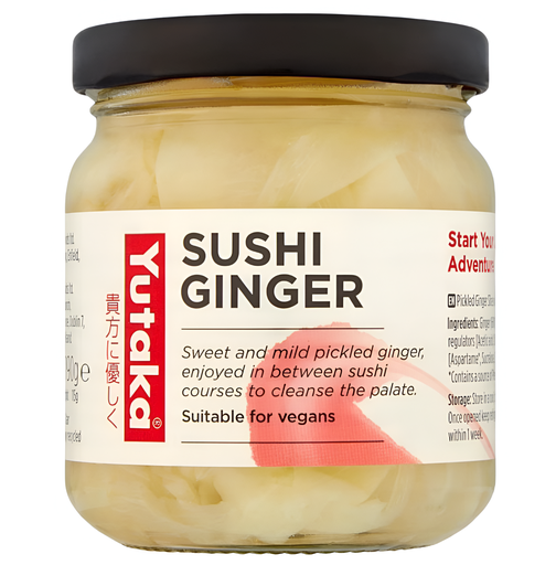 [12234] Yutaka Japanese Condiments - Sushi Ginger X 6 X 190g