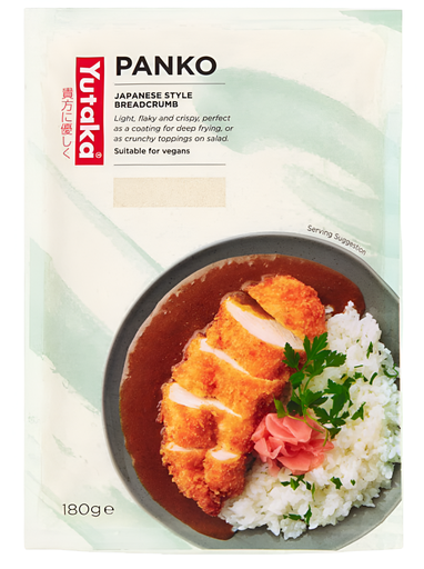 [12235] Yutaka Japanese Condiments - Panko Bread Crumbs X 8 X 180g