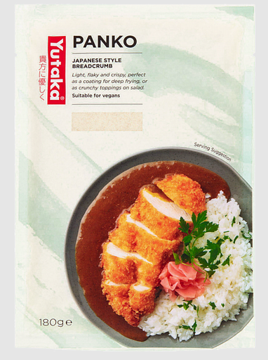 [12235] Yutaka Japanese Condiments - Panko Bread Crumbs X 8 X 180g