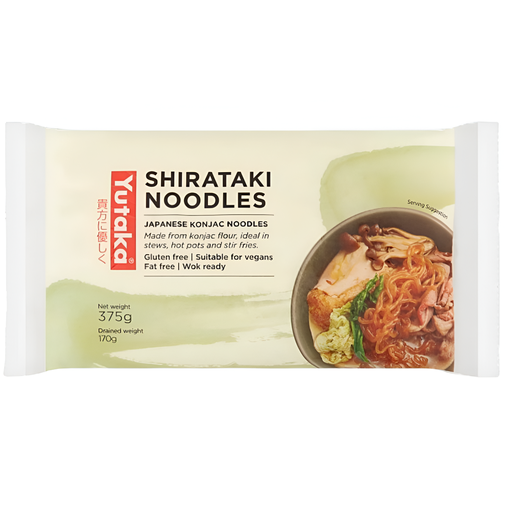 [12247] Yutaka Japanese Noodles - Japanese White Shirataki X 12 X 375g