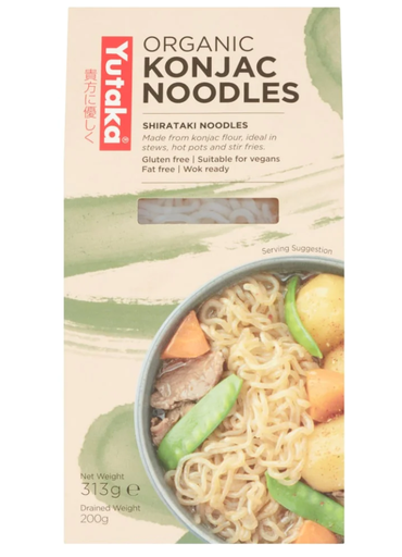 [12248] Yutaka Japanese Noodles - Gluten Free Organic Konjac X 6 X 313g