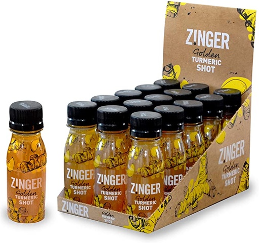[10265] Zinger Health Shots - Turmeric X 15 X 70ml