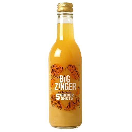 [14042] Zinger Health Shots - BOTTLE Ginger X 6 X 330ml