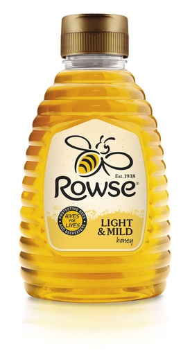 [14097] Rowse Honey - SMALL Squeezy Light and Mild X 6 X 340g