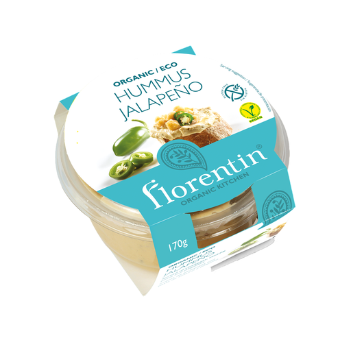 [14111] Florentin Organic Hummus - Jalapeno 170g