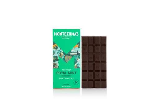 [14126] [20% OFF] Montezumas Vegan Chocolate Bars - DARK 74% Royal Mint X 12 X 90g