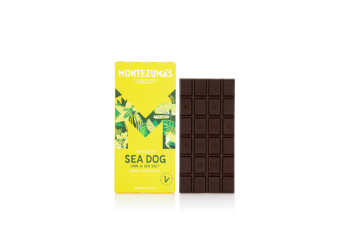 [14127] [20% OFF] Montezumas Vegan Chocolate Bars - DARK 70% Sea Dog X 12 X 90g