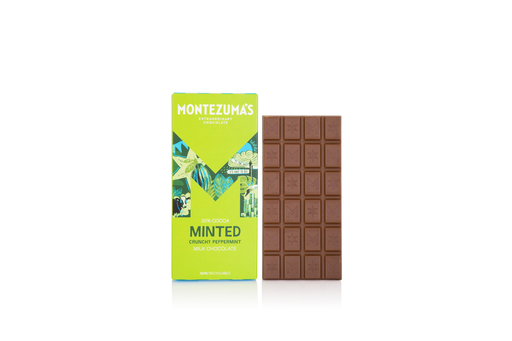 [14134] [20% OFF] Montezumas Chocolate Bars - MILK 37% Minted X 12 X 90g