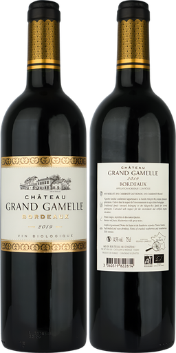 [14164] Chateau Grand Gamelle Red Wine - Bordeaux Rogue 2019 14.5% ABV X 6 X 750ml