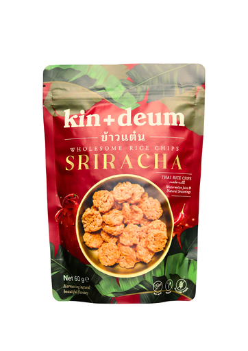 [14204] Kin plus Deum Rice Chips - Sriracha X 12 X 60g