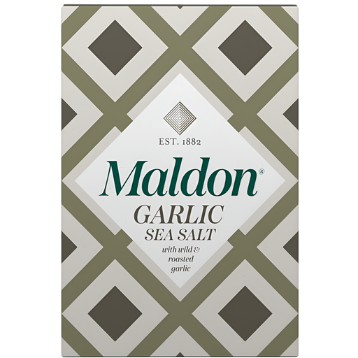[14222] Maldon Sea Salt - SMALL Garlic X 12 X 100g
