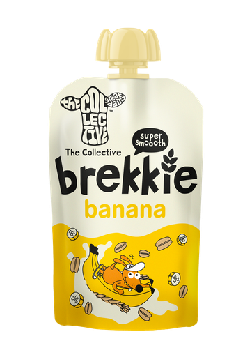 [14230] The Collective Brekkie Kids Pouches - Banana X 6 X 110g