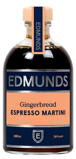 [14243] [30% OFF] Edmunds Bottled Cocktails XMAS - Gingerbread Espresso Martini 16% ABV X 6 X 100ml