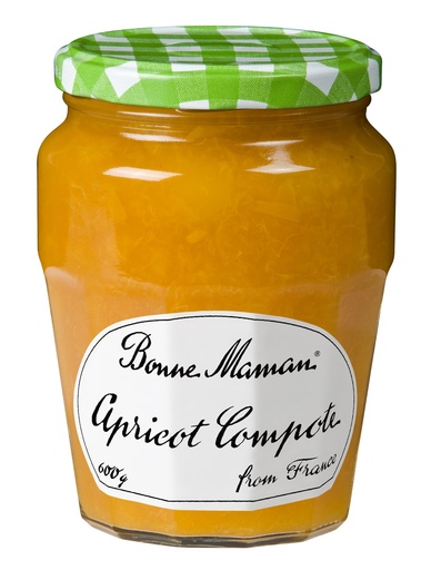 [14245] Bonne Maman Fruit Compote - JAR Apricot X 6 X 600g