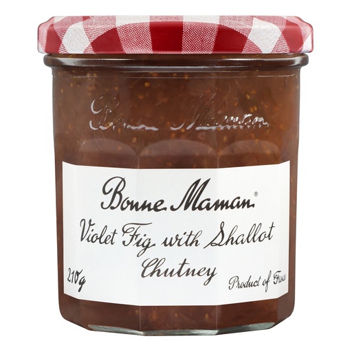 [14249] [10% OFF] Bonne Maman Chutney - JAR Violet Fig and Shallot X 6 X 210g