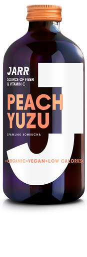 [14298] [20% OFF] JARR Kombucha - Peach Yuzu X 12 X 330ml