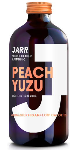 [14298] JARR Kombucha - Peach Yuzu X 12 X 330ml