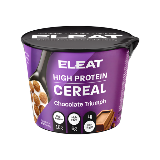 [14308] [15% OFF] Eleat High Protein Cereal - POT Chocolate X 8 X 50g