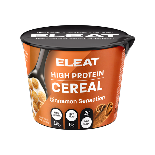 [14309] [15% OFF] Eleat High Protein Cereal - POT Cinnamon X 8 X 50g