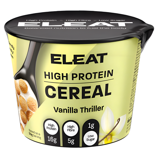 [14310] Eleat High Protein Cereal - POT Vanilla X 8 X 50g