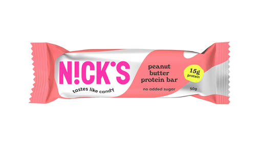 [14317] [20% OFF] Nicks Protein Bar - Peanut Butter X 12 X 50g