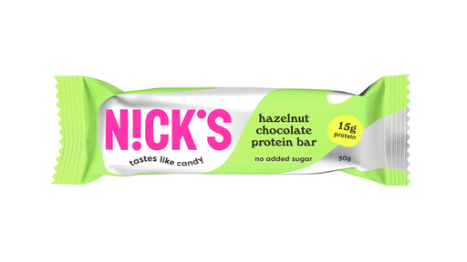 [14319] Nicks Protein Bar - Hazelnut Chocolate X 12 X 50g