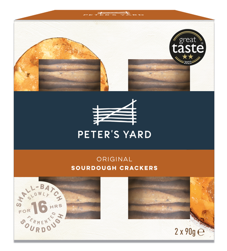 [14355] Peters Yard Sourdough Cracker - LARGE Original X 4 X 180g