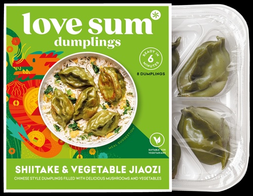 [14356] [20% OFF] Love Sum Dumplings - Vegetable Jiaozi 200g