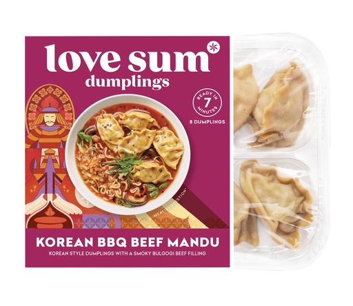[14359] Love Sum Mandu - Korean BBQ Beef 200g