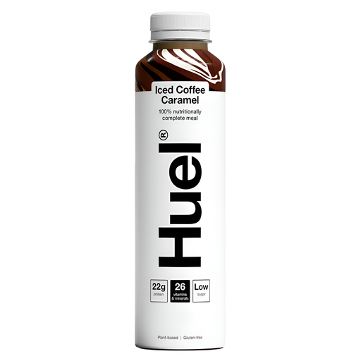 [14381] [10% OFF] Huel Vegan RTD Drinks - Iced Coffee Caramel X 8 X 500ml