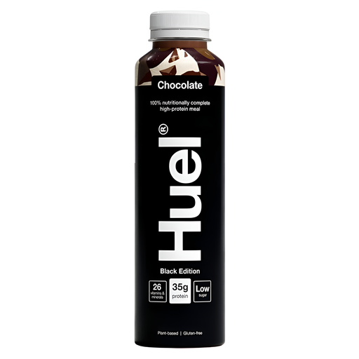 [14383] [10% OFF] Huel Vegan RTD Drinks - BLACK EDITION Chocolate X 8 X 500ml