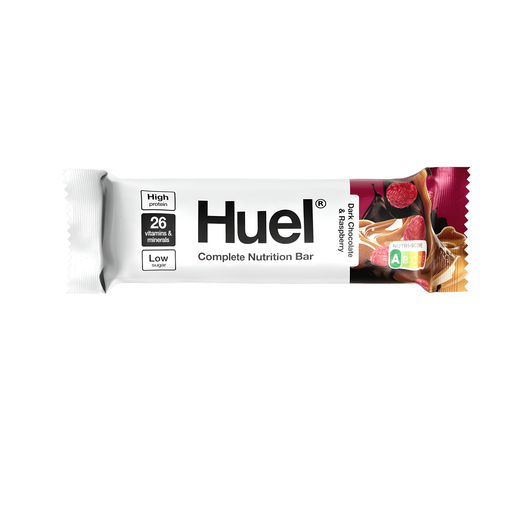 [14390] Huel Vegan Nutrition Bar - Dark Chocolate n Raspberry X 12 X 55g